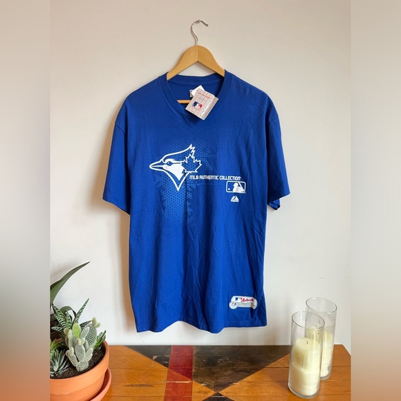 TORONTO BLUE JAYS MAJESTIC MLB T-SHIRT - Picture 1 of 3